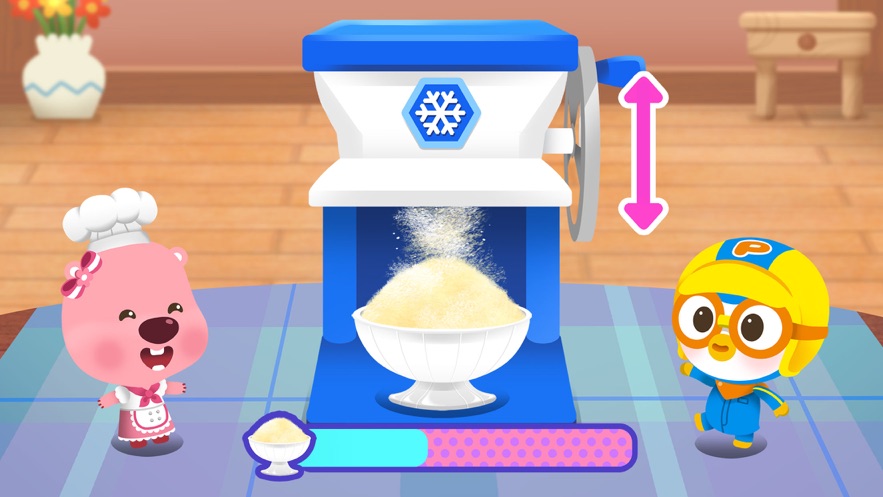 波鲁鲁料理游戏厨房手游（Pororo Cooking Game）截图1