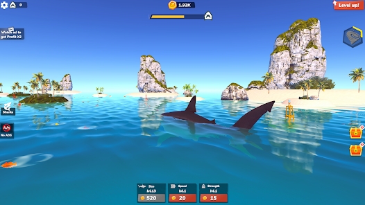 鲨鱼世界大亨2中文版（Idle Shark 2）截图2