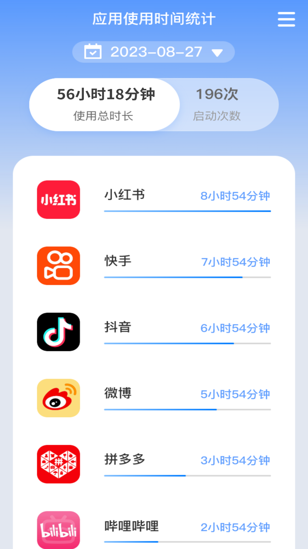 朝暮时长管家 v2.0.7官方版截图2